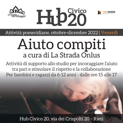 Ci vuole un Villaggio ATTIVITA POMERIDIANE 7